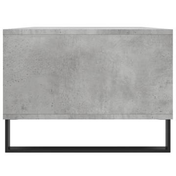 Elegant Concrete Grey Coffee Table | 90x50 cm - HipoMarket