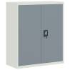 Light Grey & Dark Grey File Cabinet - 90x40x105 cm - Steel