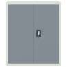 Light Grey & Dark Grey File Cabinet - 90x40x105 cm - Steel