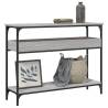 Console Table with Shelf Grey Sonoma 100x29x75cm Engineered Wood Colour grey sonoma Quantity in Package 1 Length 100 cm 