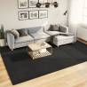 Rug HUARTE Short Pile Soft and Washable Black 240x340 cm Colour black Size 240 x 340 cm 