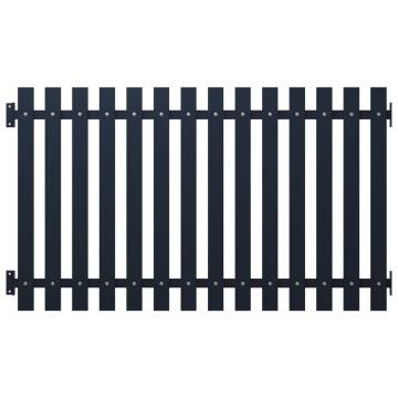 Anthracite Fence Panel 170.5x75 cm - Durable Steel Design