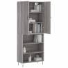 Highboard Grey Sonoma - Stylish Storage Solution | HipoMarket