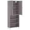 Highboard Grey Sonoma - Stylish Storage Solution | HipoMarket