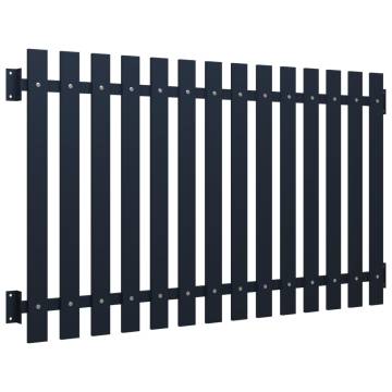 Anthracite Fence Panel 170.5x75 cm - Durable Steel Design