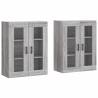 Wall Mounted Cabinets - 2 pcs Grey Sonoma Engineered Wood