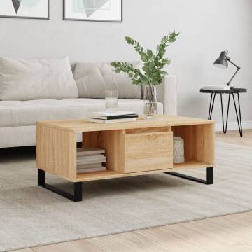 Sonoma Oak Coffee Table - Stylish & Durable - Hipomarket