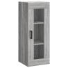 Elegant Grey Sonoma Highboard - 34.5x34x180 cm