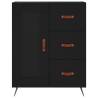 Stylish Highboard Black - 69.5x34x180 cm Engineered Wood