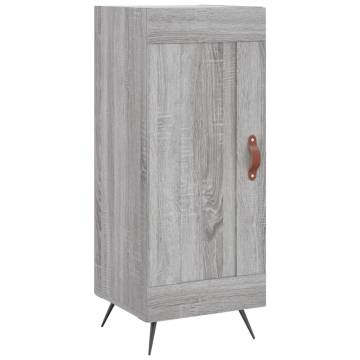 Stylish Highboard Grey Sonoma - Engineered Wood Storage