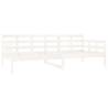 Day Bed White Solid Wood Pine 90x200 cm | HipoMarket