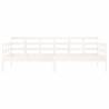 Day Bed White Solid Wood Pine 90x200 cm | HipoMarket