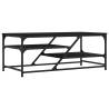 Elegant Black Coffee Table | 100x49x40 cm | Hipo Market