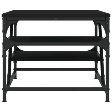 Elegant Black Coffee Table | 100x49x40 cm | Hipo Market