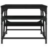 Elegant Black Coffee Table | 100x49x40 cm | Hipo Market