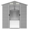 Light Grey Garden Shed - Galvanised Steel | Hipo Market