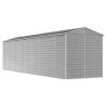 Light Grey Garden Shed - Galvanised Steel | Hipo Market