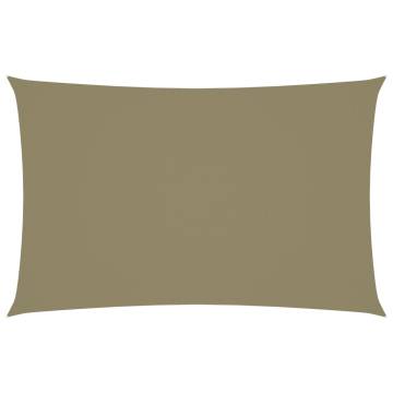 Sunshade Sail Oxford Fabric 5x8m Beige - Outdoor Protection