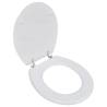 WC Toilet Seat MDF Lid Simple Design White Quantity in Package 1 Design plain white Soft close no 