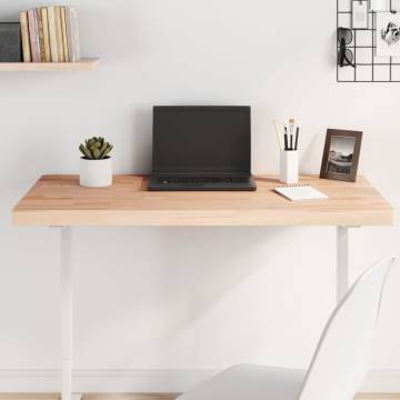 Solid Wood Beech Table Top 100x60 cm | Hipomarket UK