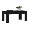 Stylish Black Coffee Table - 100x60 cm | Hipomarket