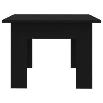 Stylish Black Coffee Table - 100x60 cm | Hipomarket