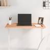 Desk Top 80x40x1.5 cm Solid Wood Beech Colour brown Size 80 x 40 x 1.5 cm 