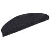 15 Pcs Self-Adhesive Stair Mats - Black Needle Punch Design