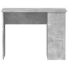 Concrete Grey Desk 100x55x75 - Modern Engineered Wood Design