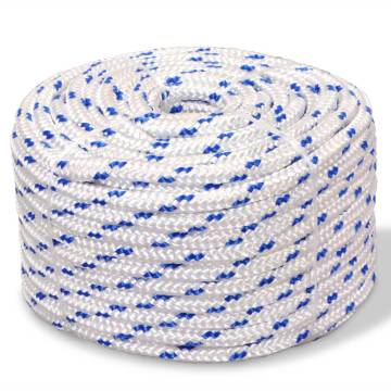 Marine Rope Polypropylene 10mm 250m White - Durable & Tough