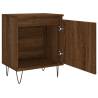 Elegant Brown Oak Bedside Cabinets - Set of 2 | HipoMarket