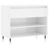 Shoe Cabinet High Gloss White - Elegant Storage Solution