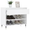 Shoe Cabinet High Gloss White - Elegant Storage Solution