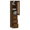 Stylish Highboard Brown Oak - Elegant Storage Solution