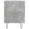 Stylish 2 Pcs Bedside Cabinets - Concrete Grey - Hipo Market