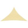 Sunshade Sail 160 g/m² Beige 3.5x3.5x4.9 m HDPE Colour beige Size 3.5 x 3.5 x 4.9 m Quantity in Package 1 