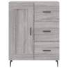 Stylish Highboard Grey Sonoma - 69.5x34x180 cm | HipoMarket