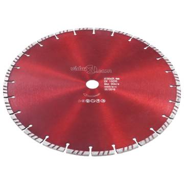 Diamond Cutting Disc with Turbo Steel 350 mm - High Performance