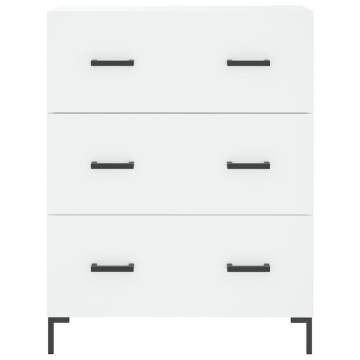 Elegant Highboard White 69.5x34x180 cm | HipoMarket