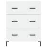 Elegant Highboard White 69.5x34x180 cm | HipoMarket