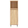 3 Piece Bathroom Cabinet Set Sonoma Oak - Stylish & Durable