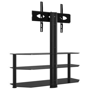 Corner TV Stand 3-Tiers for 32-70 Inch Black | HipoMarket UK