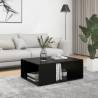 Coffee Table Black 90x67x33 cm Engineered Wood Colour black Quantity in Package 1 