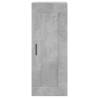 Stylish Highboard Concrete Grey 34.5x34x180 cm | Hipomarket