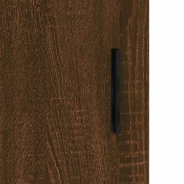 Highboard Brown Oak - Stylish Engineered Wood Cabinet | HipoMarket