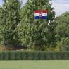 Croatia Flag and Pole 5.55 m Aluminium Size 5,55 m Flag croatia 