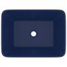 Luxury Dark Blue Ceramic Wash Basin | 41x30x12 cm