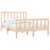 Bed Frame Solid Wood Pine 140x190 cm | Stylish & Sturdy Design