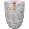 Capi Vase Nature Rib Elegant Low 46x58 cm Ivory KOFI783 Colour ivory Size 46 x 58 cm Quantity in Package 1 