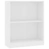 Bookshelf White 60x24x76 cm - Stylish & Functional Storage